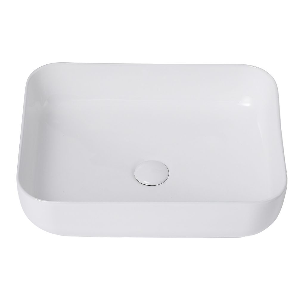 Раковина накладная ABBER Rechteck AC2202 белая в интернет-магазине Sumom.kz Раковина накладная ABBER Rechteck AC2202 белая в интернет-магазине Sumom.kz