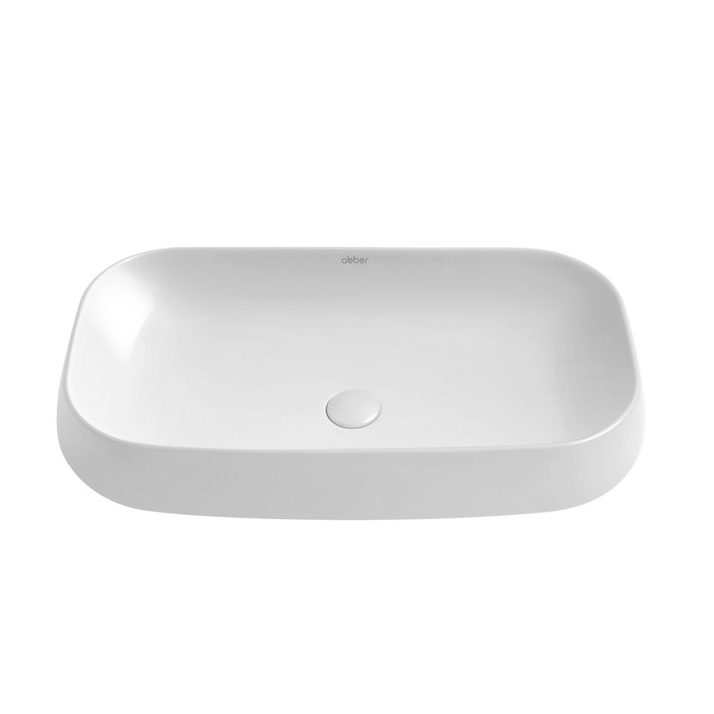 Раковина накладная ABBER Rechteck AC2210 белая в интернет-магазине Sumom.kz