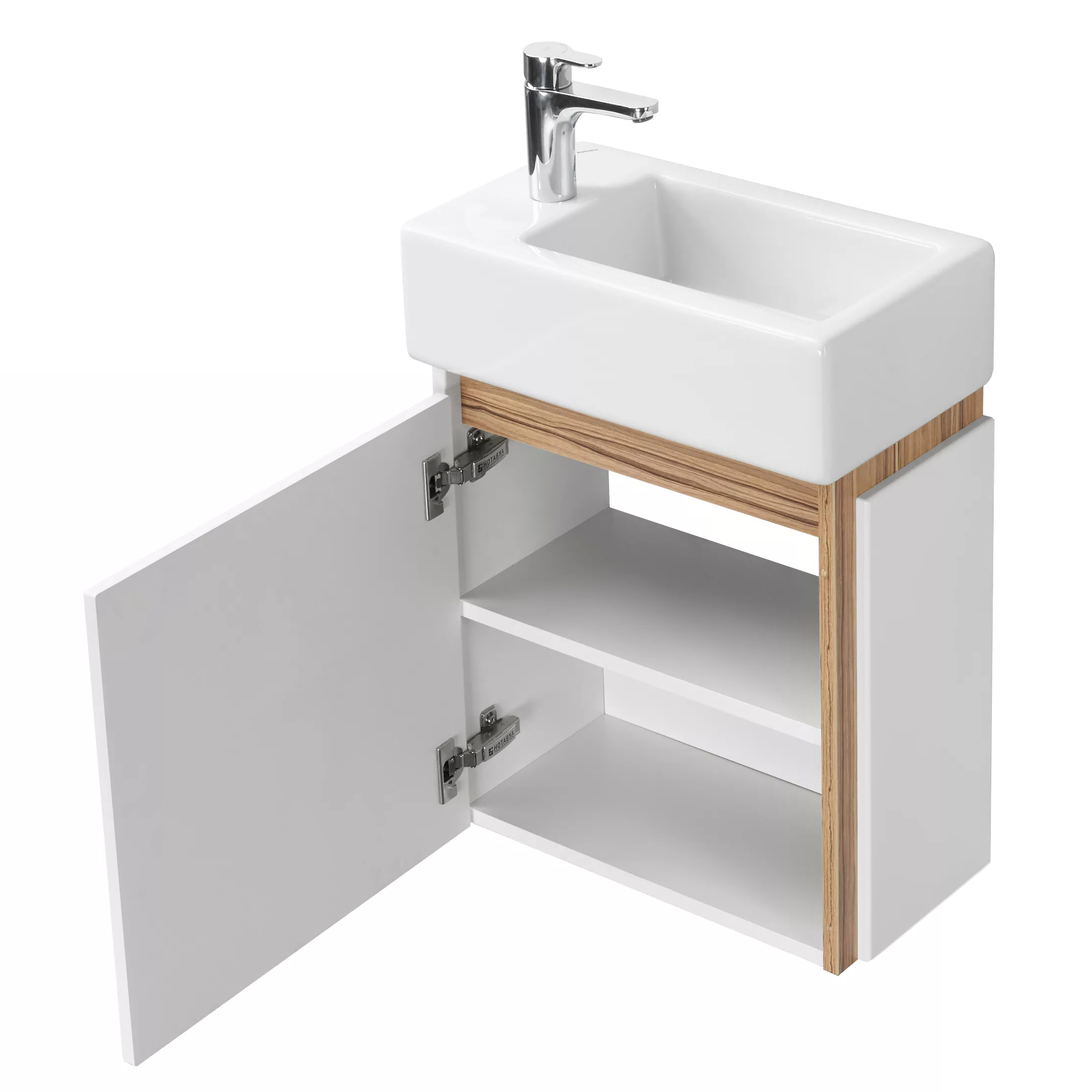 Тумба под умывальник Aquaton Эклипс М левая 1A172801EK49L в интернет-магазине Sumom.kz