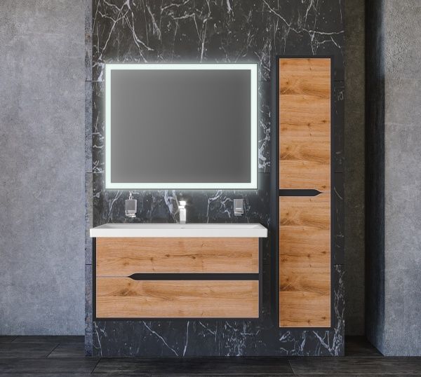 Тумба подвесная AQUARODOS "Сидней" 100 см с умывальником "Elite" в интернет-магазине Sumom.kz