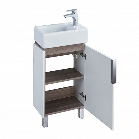 Тумба под умывальник Aquaton Бэлла 45 Белый/Джара 1A221501BBAZ0 в интернет-магазине Sumom.kz