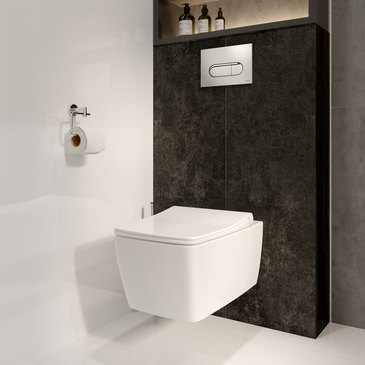 Унитаз с биде Vitra Metropole 7672B003-1684 безободковый с сиденьем 122-003-009 в интернет-магазине Sumom.kz Унитаз с биде Vitra Metropole 7672B003-1684 безободковый с сиденьем 122-003-009 в интернет-магазине Sumom.kz