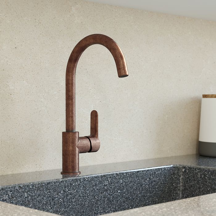 Смеситель для кухни, состаренная медь, Cuba, IDDIS, CU3MBJ0i05 большой выбор под ваш дизайн!