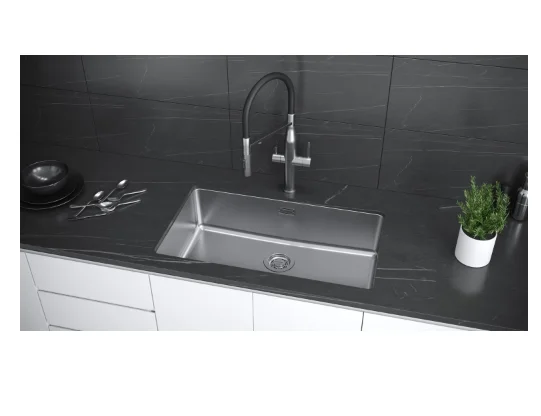 Кухонная мойка KüchenStern MULTI 80 AISI 304/R25 нержавеющая сталь KS-800169 в интернет-магазине Sumom.kz