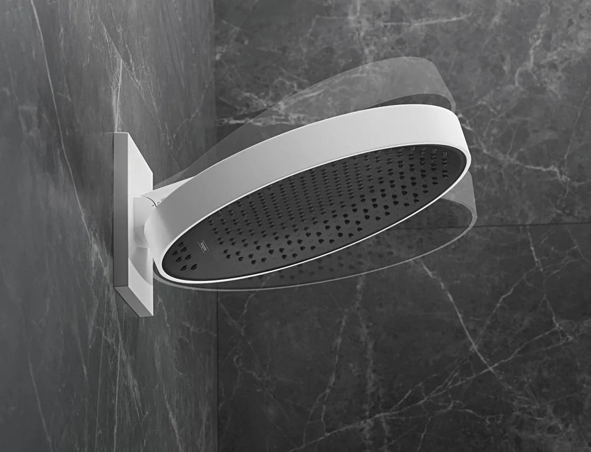 Верхний душ 360, с настенным креплением, белый Hansgrohe Rainfinity 26230700 в интернет-магазине Sumom.kz