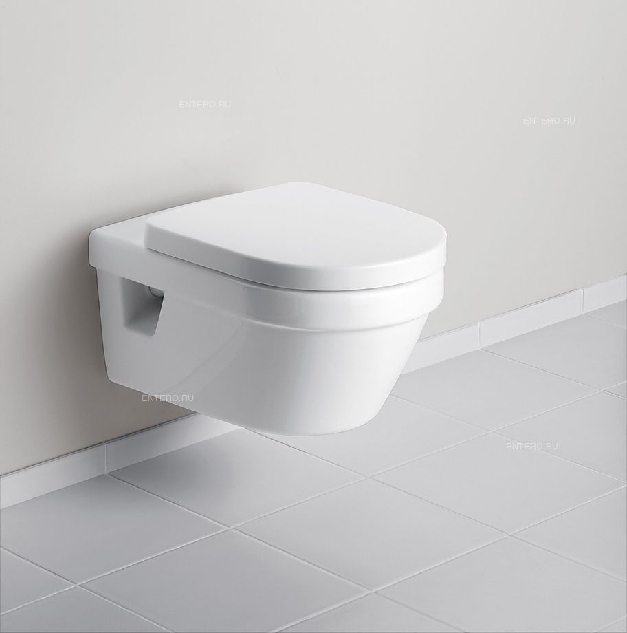 Унитаз подвесной c сиденьем Villeroy & Boch Architectura 5684R001 в интернет-магазине Sumom.kz