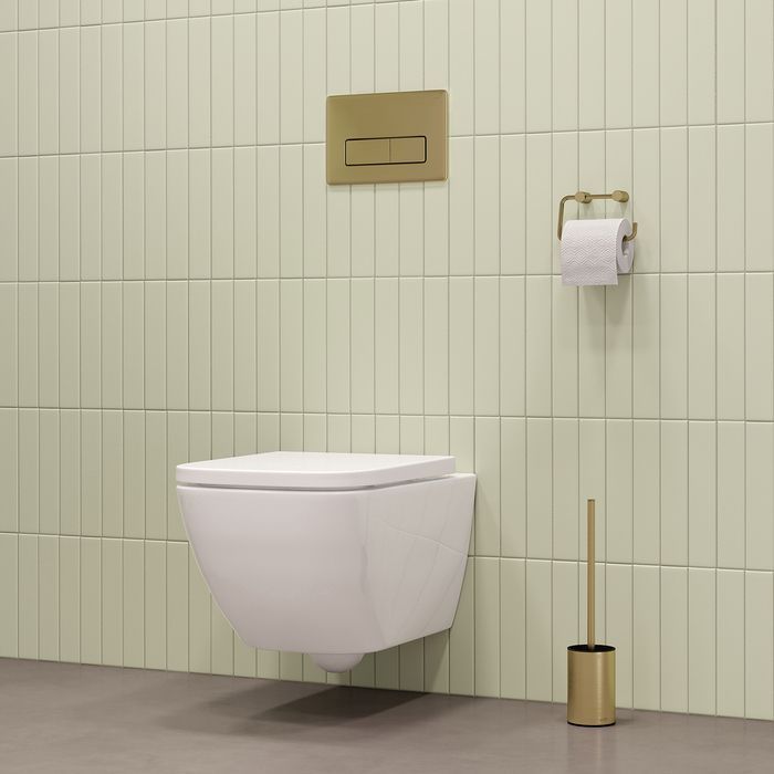 Клавиша смыва, механическая, золото матовое, Unifix, IDDIS, UNIS2MGi77 в интернет-магазине Sumom.kz