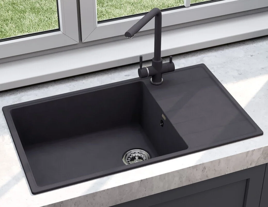 Кухонная мойка Ulgran Quartz космос Prima 860-08 в интернет-магазине Sumom.kz
