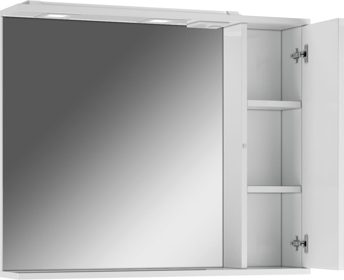 Шкаф-зеркало Cube 80 Эл. правый Домино DC5011HZ в интернет-магазине Sumom.kz