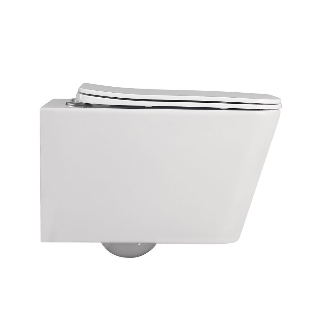 Унитаз ABBER Rechteck AC1201 подвесной белый, безободковый в интернет-магазине Sumom.kz