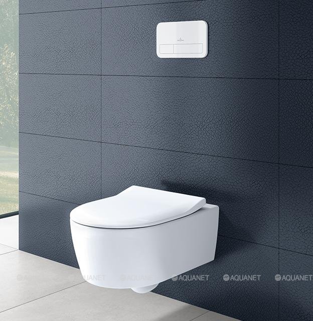 Унитаз подвесной Villeroy & Boch Avento 5656RS01 белый в интернет-магазине Sumom.kz