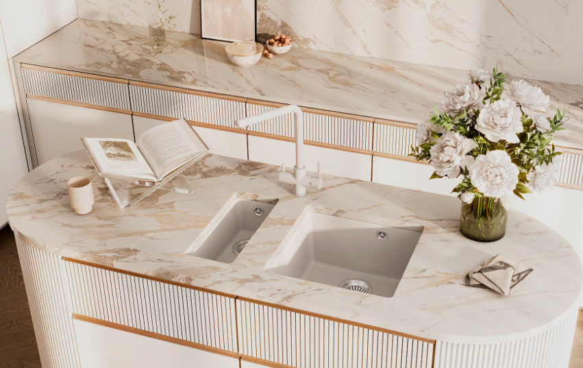 Кухонная мойка Ulgran Quartz лен Underground 400-02 в интернет-магазине Sumom.kz Кухонная мойка Ulgran Quartz лен Underground 400-02 в интернет-магазине Sumom.kz