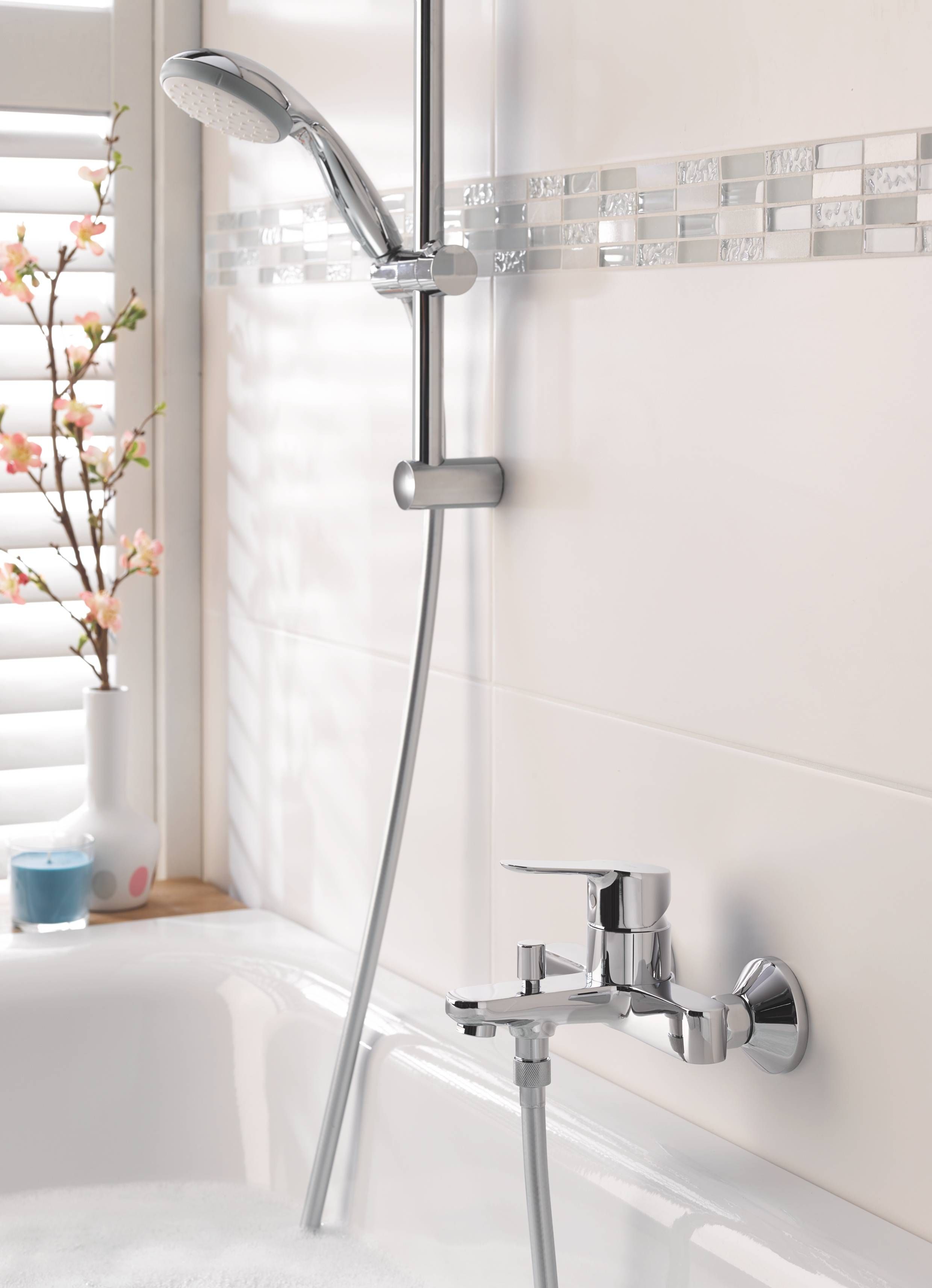 Смеситель для ванны Grohe BauEdge 23605000 с гарантией и доставкой по всему Казахстану Смеситель для ванны Grohe BauEdge 23605000 большой выбор под ваш дизайн!