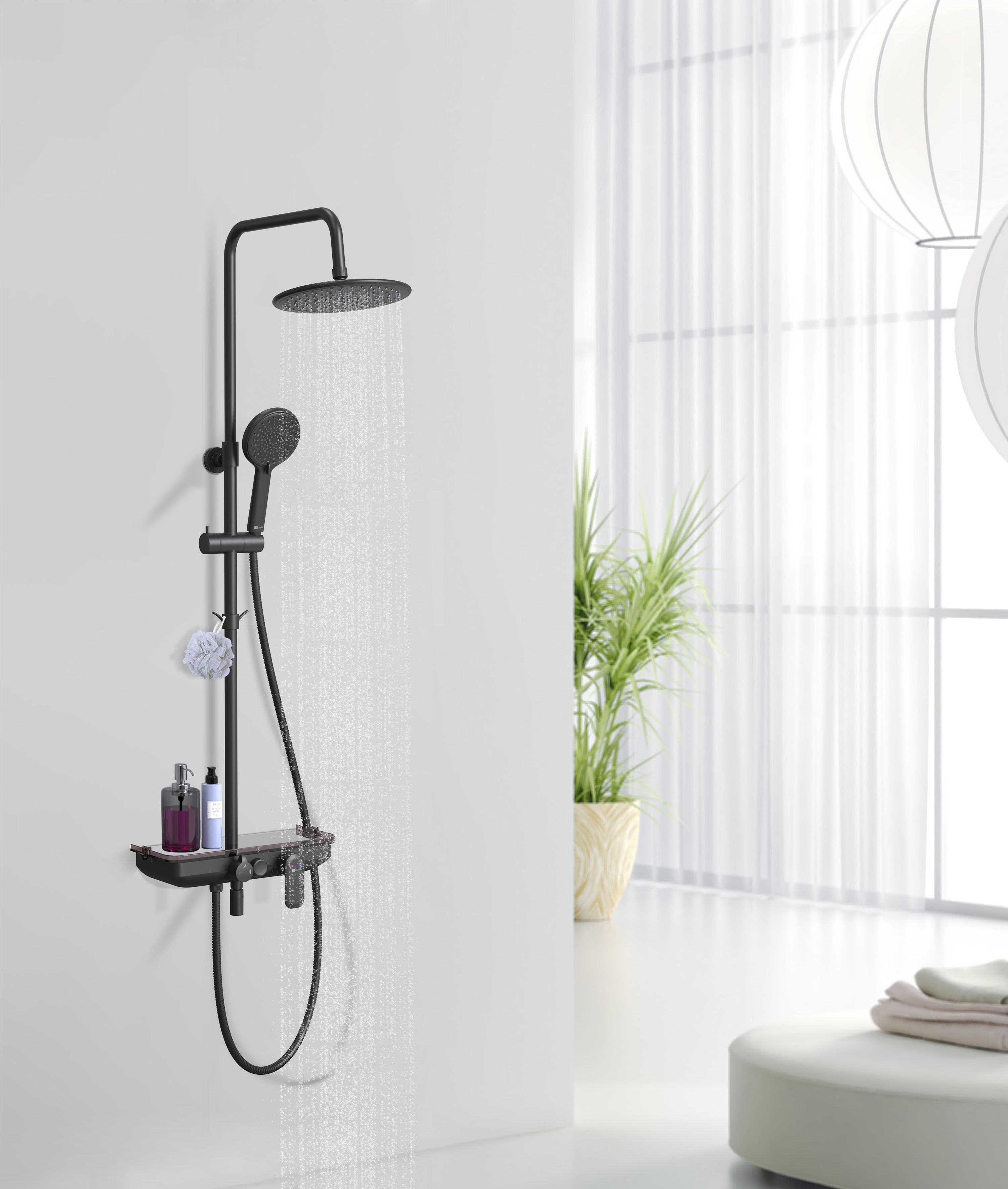 Смеситель Lemark Tropic LM7012BL для ванны и душа в интернет-магазине Sumom.kz