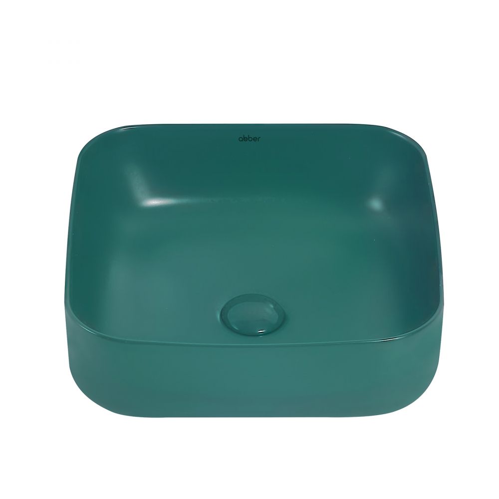 Раковина накладная ABBER Rechteck AC2211MBG темно-зеленая матовая в интернет-магазине Sumom.kz