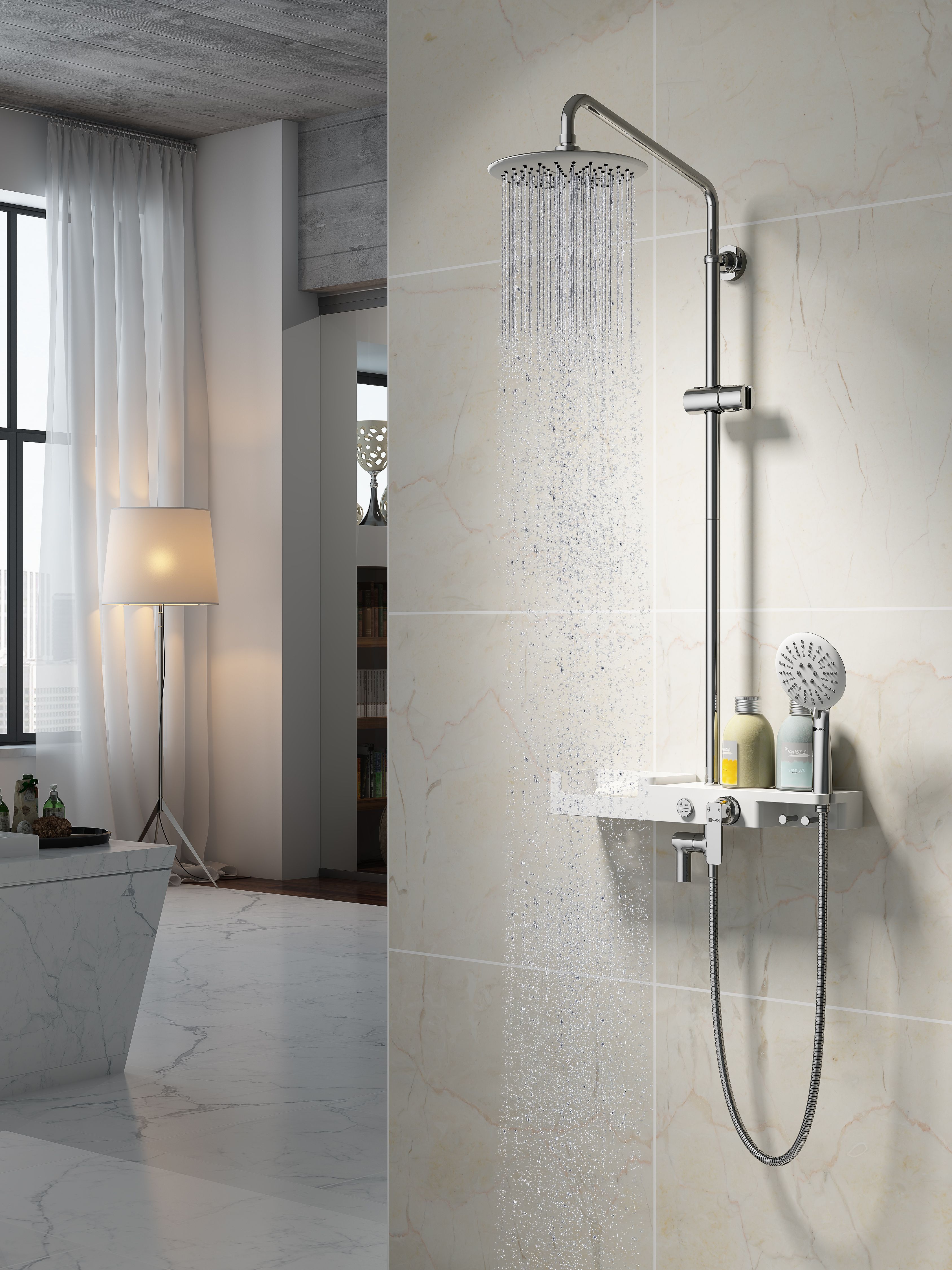 Смеситель Lemark Tropic LM7007С для ванны и душа в интернет-магазине Sumom.kz