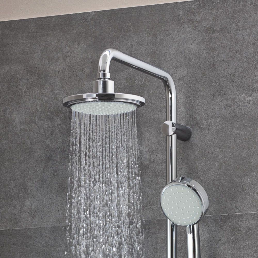 Душевой гарнитур Grohe NTempCosmopolitan 210 shw syst.THM bath 26223001 в интернет-магазине Sumom.kz