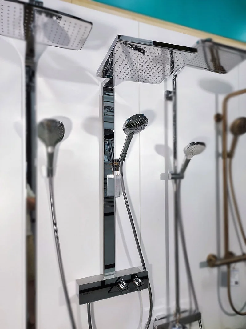 Душевая система с термостатом для душа, хром Hansgrohe Raindance E Showerpipe 300 27361000 в интернет-магазине Sumom.kz