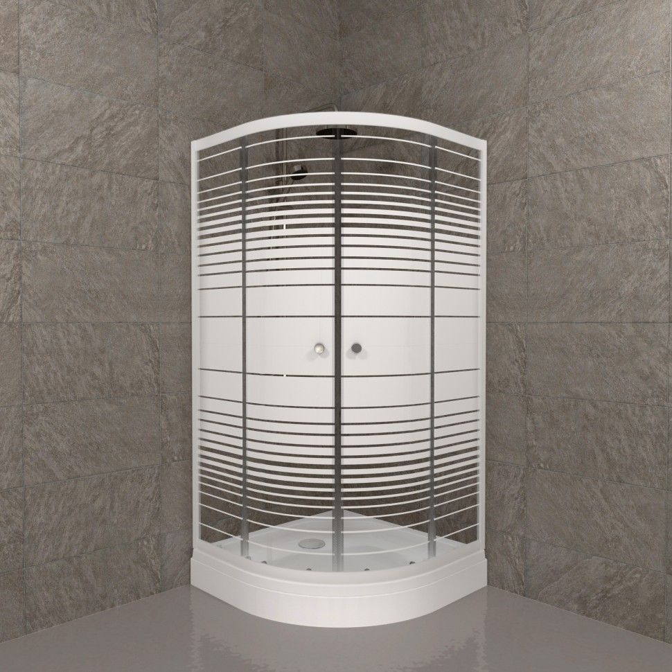 Душевое Ограждение Полосы 100*100 А Щ0000061793 в интернет-магазине Sumom.kz