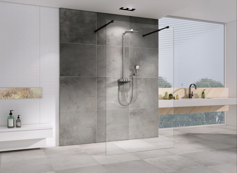 Душевая перегородка ABBER Immer Offen AG68120B8 в интернет-магазине Sumom.kz Душевая перегородка ABBER Immer Offen AG68120B8 в интернет-магазине Sumom.kz