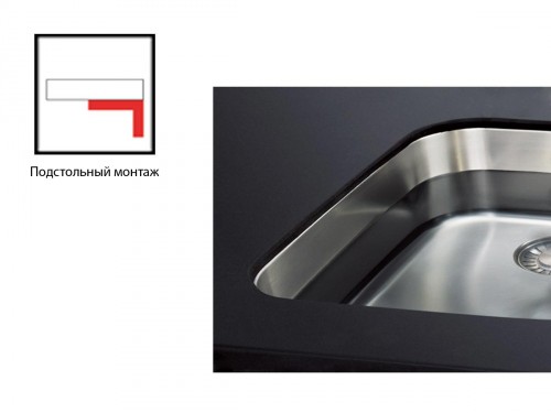 Кухонная мойка Franke Aton ANX 110-48 (122.0204.649) нержавеющая сталь в интернет-магазине Sumom.kz