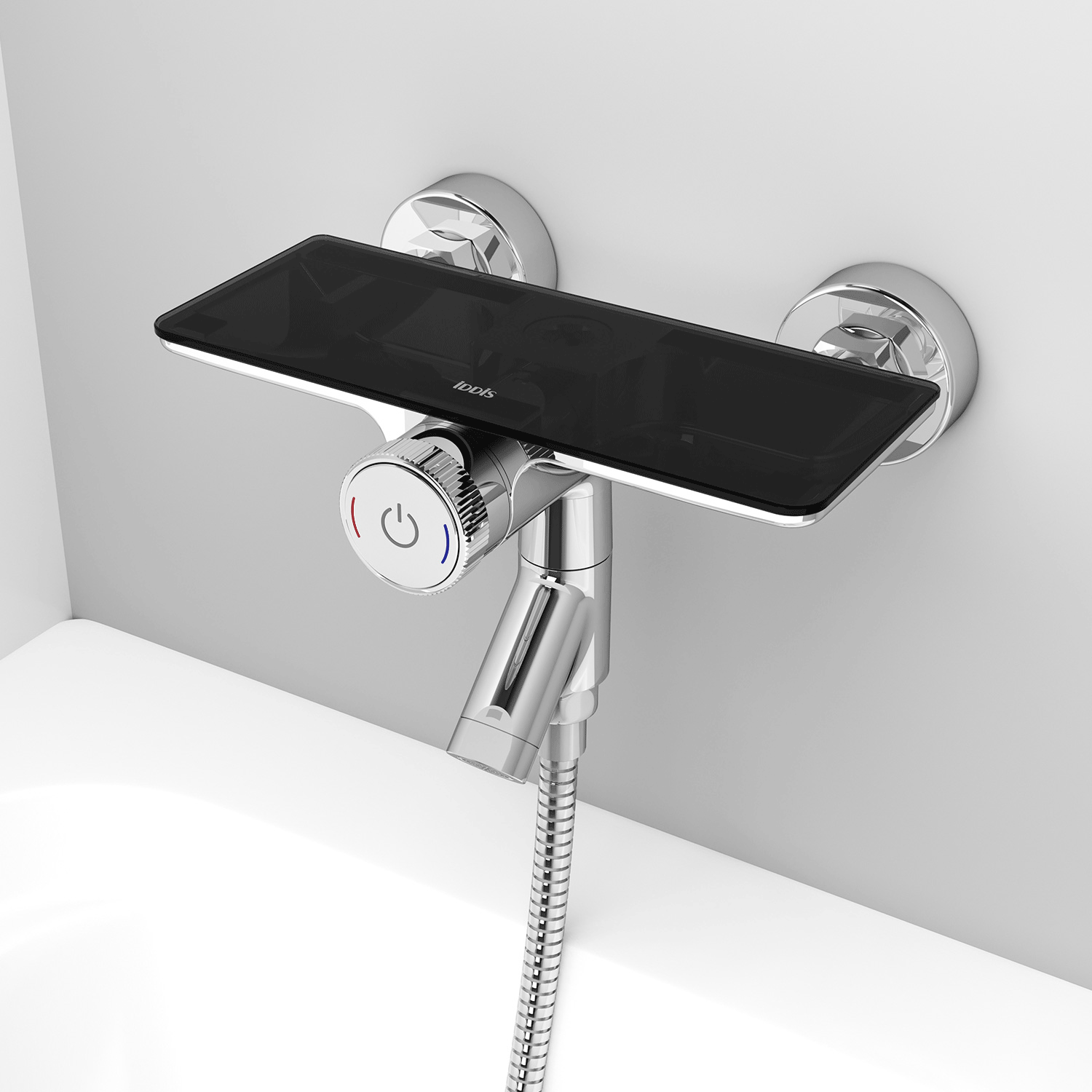 Смеситель для ванны с управлением Push Control, Шелфи (Shelfy), IDDIS, SHESBBTi02WA большой выбор под ваш дизайн!
