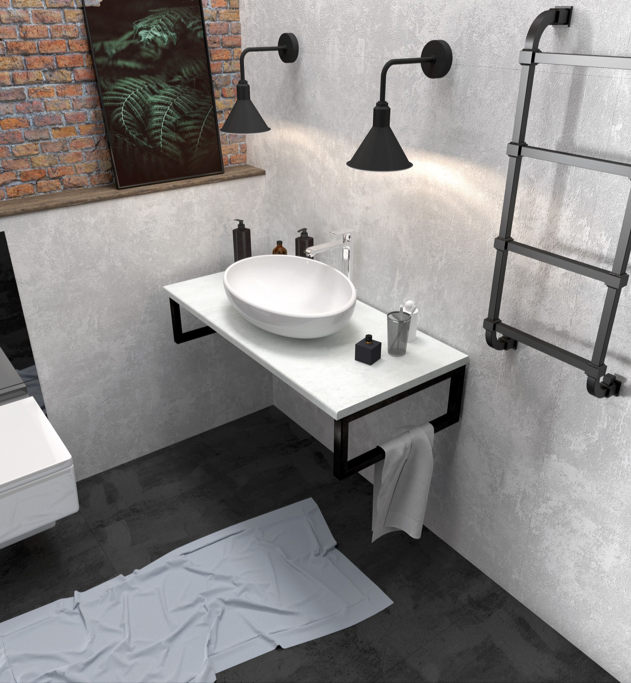 Столешница GRUNGE LOFT 70 Бетон светлый Ц0000015934 в интернет-магазине Sumom.kz Столешница GRUNGE LOFT 70 Бетон светлый Ц0000015934 в интернет-магазине Sumom.kz