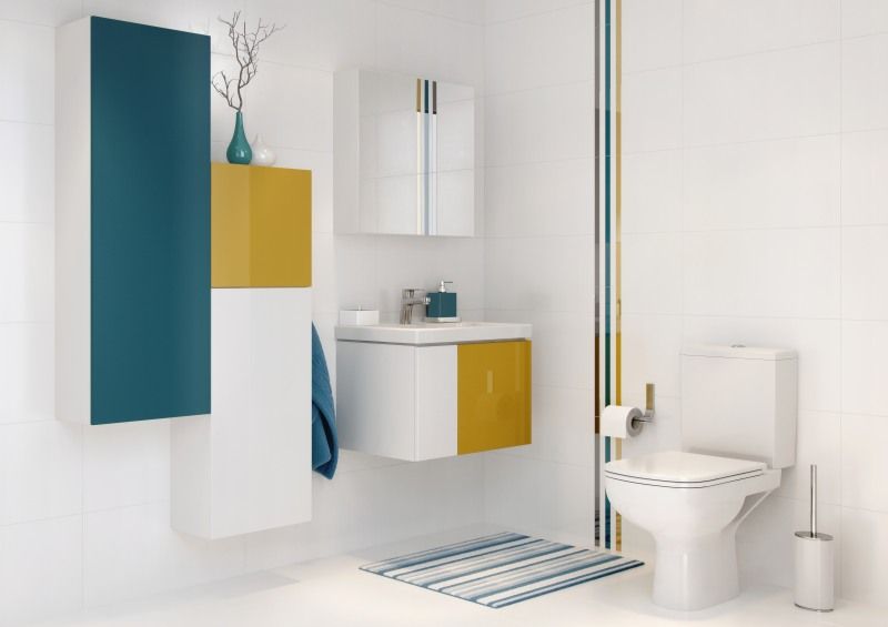 Унитаз - компакт безободковый Cersanit Colour Clean On 011 в интернет-магазине Sumom.kz