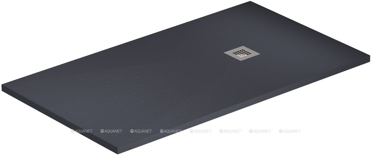8.31011-AM Priority, Поддон литьевой 1600х900, без сифона/накладки, антрацит в интернет-магазине Sumom.kz