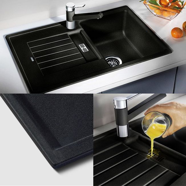 Кухонная мойка Blanco Zia 45 S черный 526013 в интернет-магазине Sumom.kz