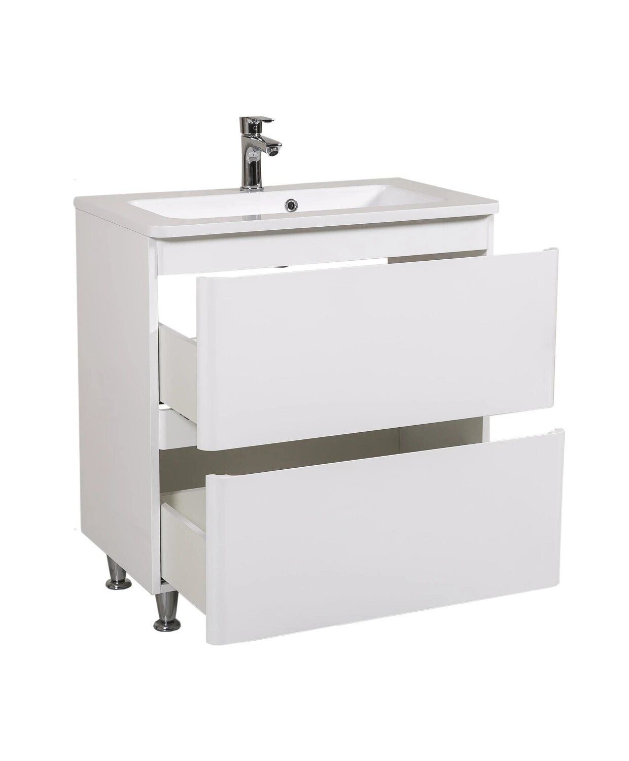 Тумба напольная AQUARODOS "Акцент" 80 см с умывальником "Альфа" в интернет-магазине Sumom.kz