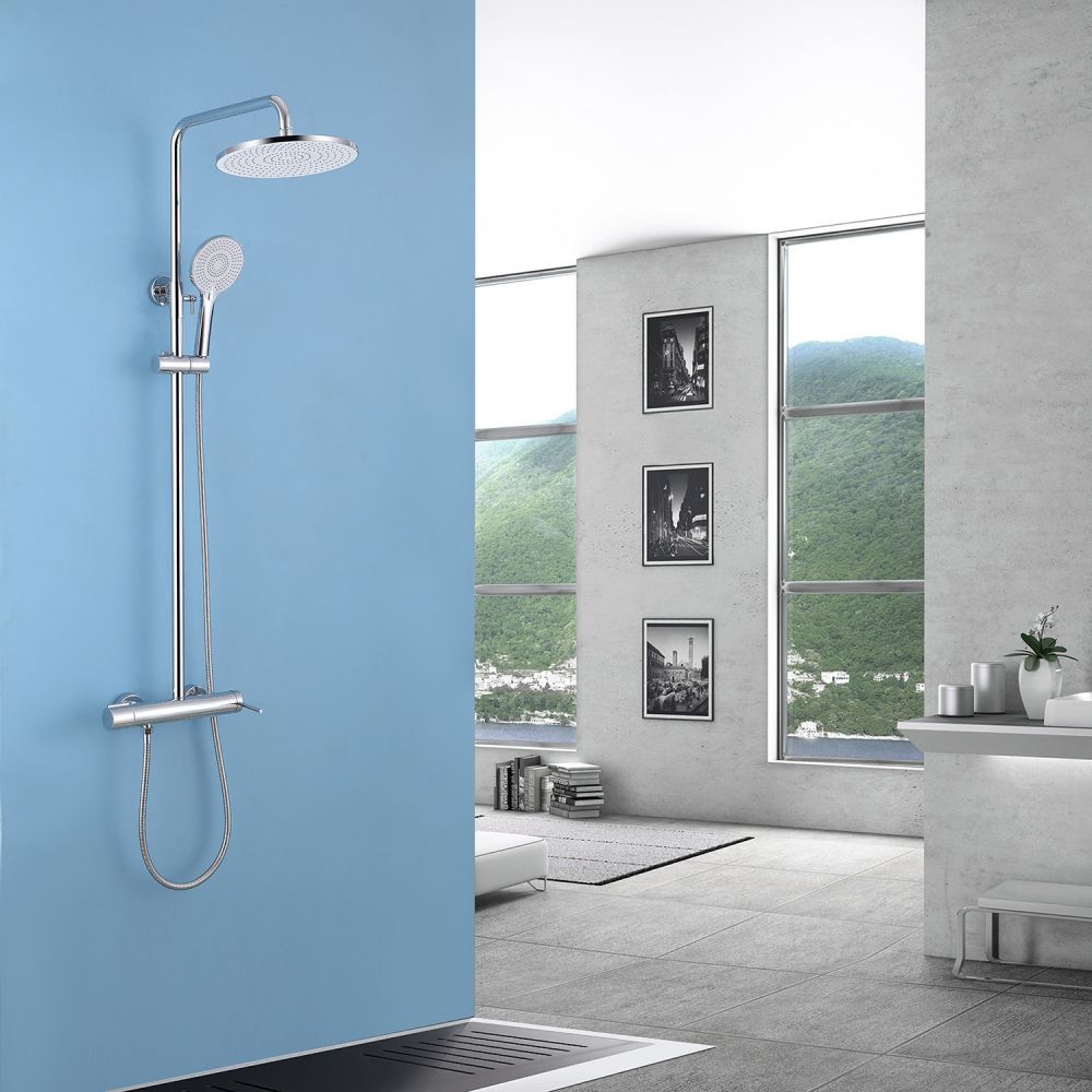 Душевая стойка ABBER Emotion AF8816 с изливом, хром в интернет-магазине Sumom.kz Душевая стойка ABBER Emotion AF8816 с изливом, хром в интернет-магазине Sumom.kz