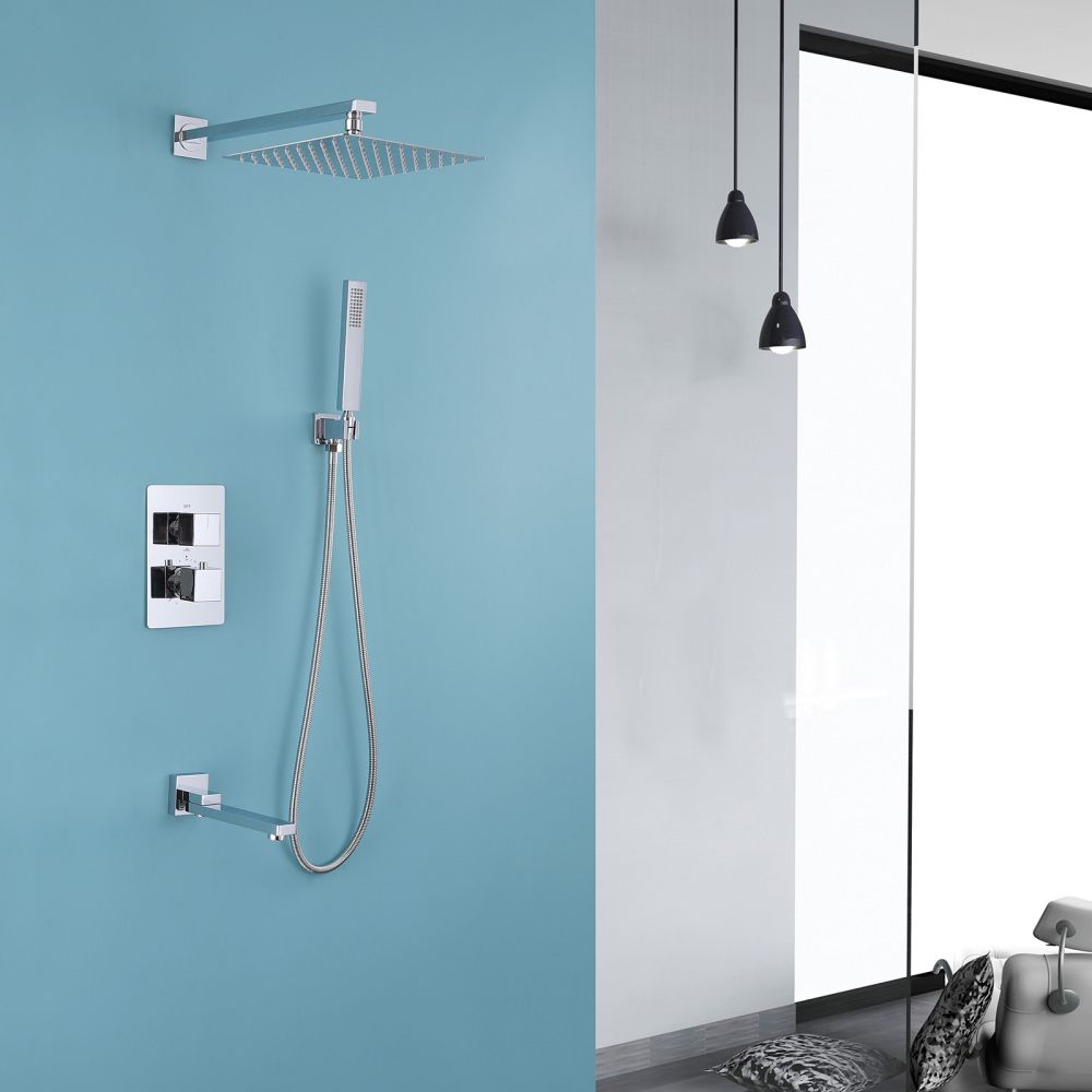 Душевая система ABBER Daheim AF8250 скрытого монтажа с изливом, термостат, хром в интернет-магазине Sumom.kz Душевая система ABBER Daheim AF8250 скрытого монтажа с изливом, термостат, хром в интернет-магазине Sumom.kz
