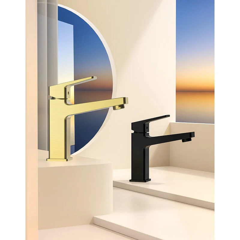 Смеситель для раковины Raglo сатин золото R30.10.03 большой выбор под ваш дизайн!