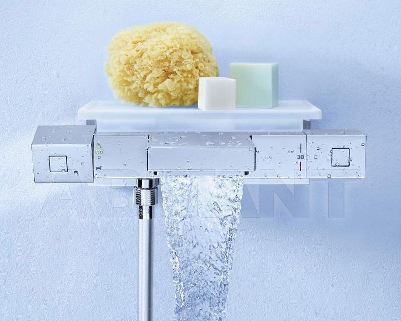 Смеситель с термостатом для ванны Grohe Grohtherm Cube с полочкой 34502000 большой выбор под ваш дизайн!