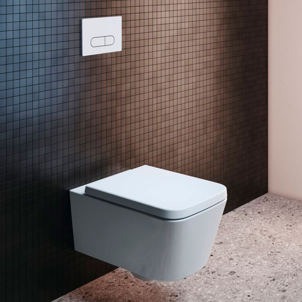 Унитаз подвесной Ideal Standard Blend Cube T368601 сиденьем T392701 с микролифтом в интернет-магазине Sumom.kz