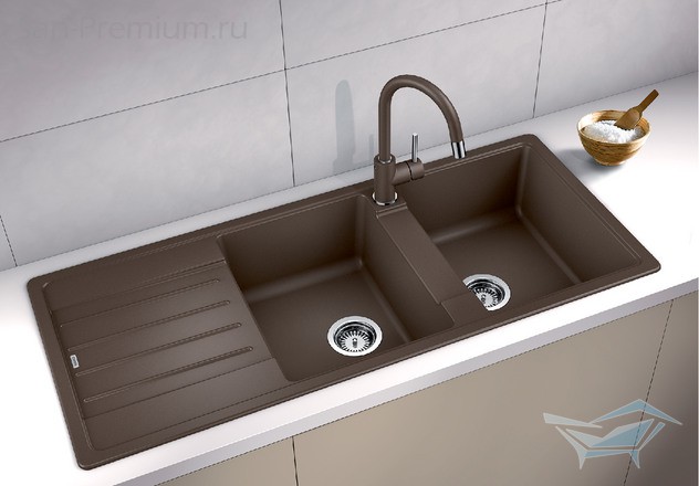Мойка кухонная Blanco Legra 8S Кофе 523168 в интернет-магазине Sumom.kz Мойка кухонная Blanco Legra 8S Кофе 523168 в интернет-магазине Sumom.kz