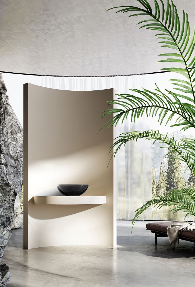 Раковина накладная прозрачная ABBER Kristall AT2806Onyx в интернет-магазине Sumom.kz