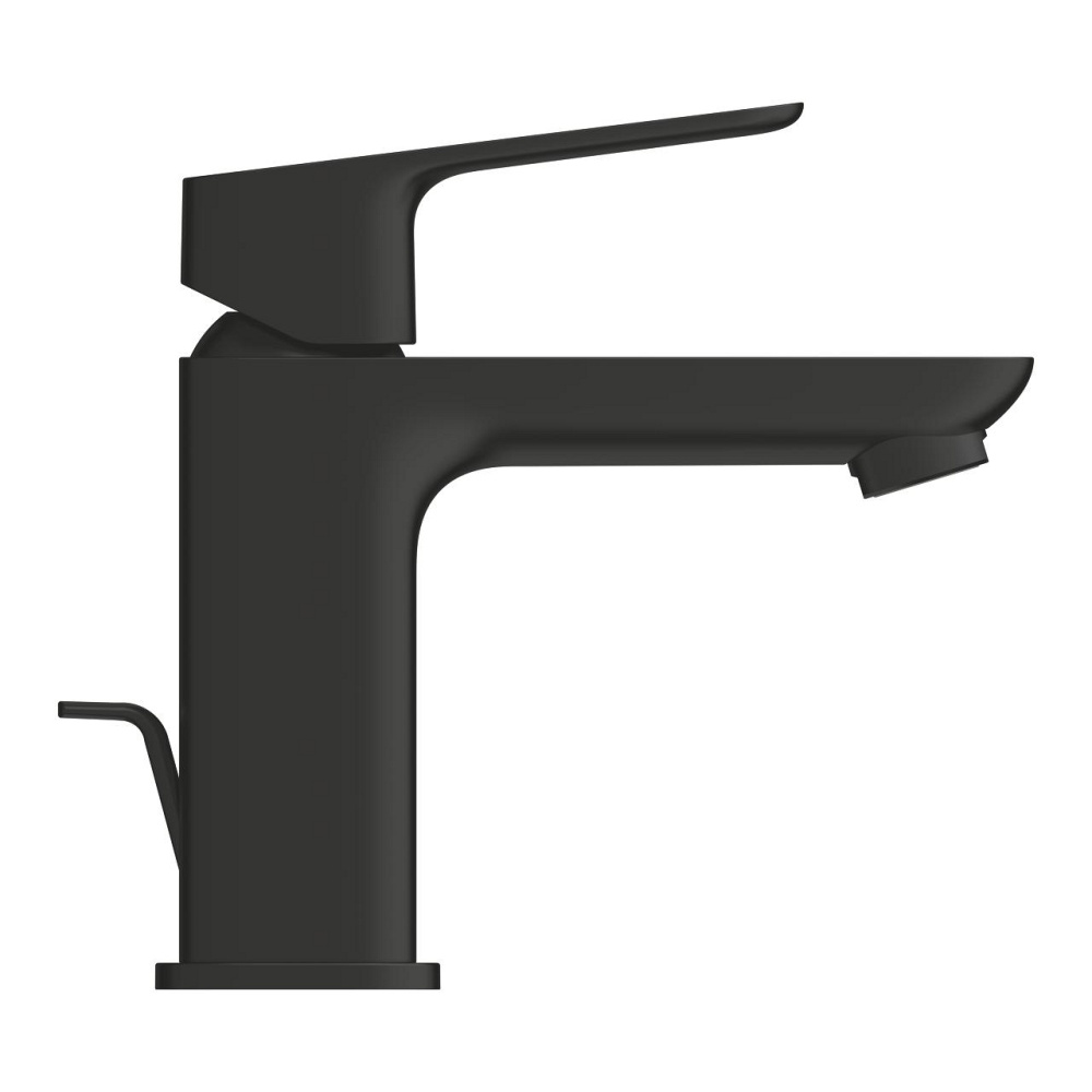 Смеситель для раковины GROHE Cubeo с донным клапаном, S-size, матовый чёрный 1017302430 большой выбор под ваш дизайн!