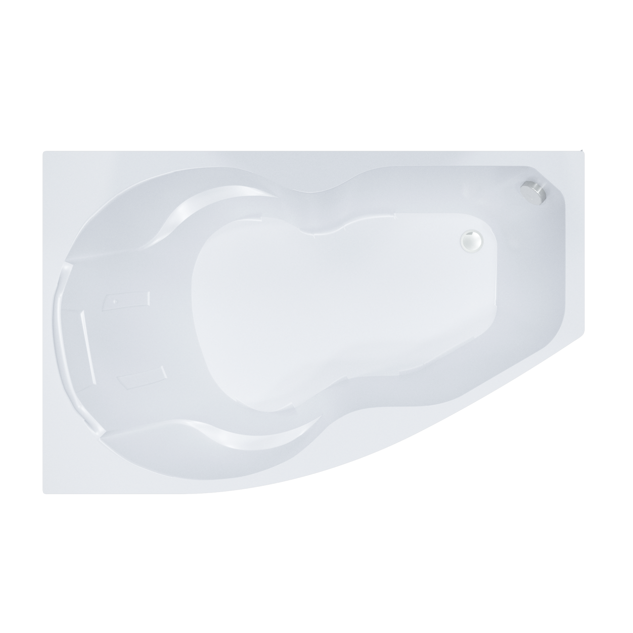 Акриловая ванна Triton Лайма Правая 160x95