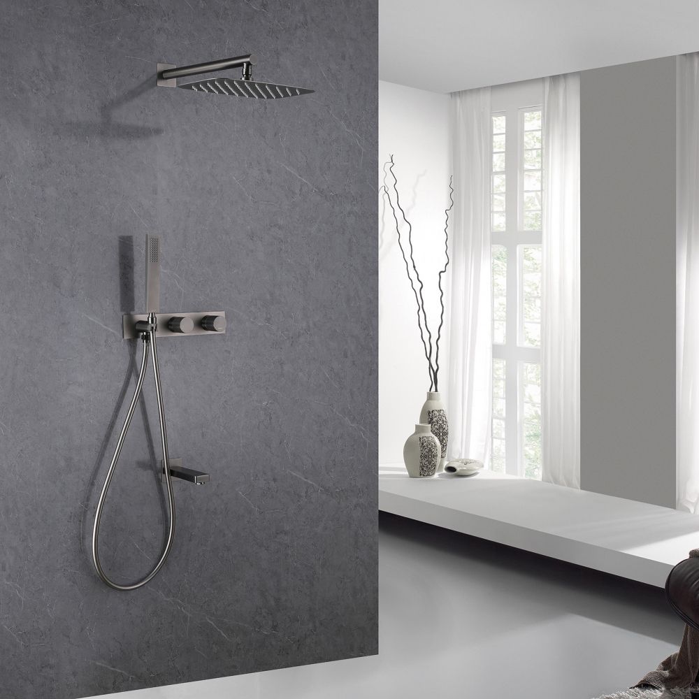 Душевая система ABBER Rund AF8717NG скрытого монтажа с изливом, никель в интернет-магазине Sumom.kz Душевая система ABBER Rund AF8717NG скрытого монтажа с изливом, никель в интернет-магазине Sumom.kz