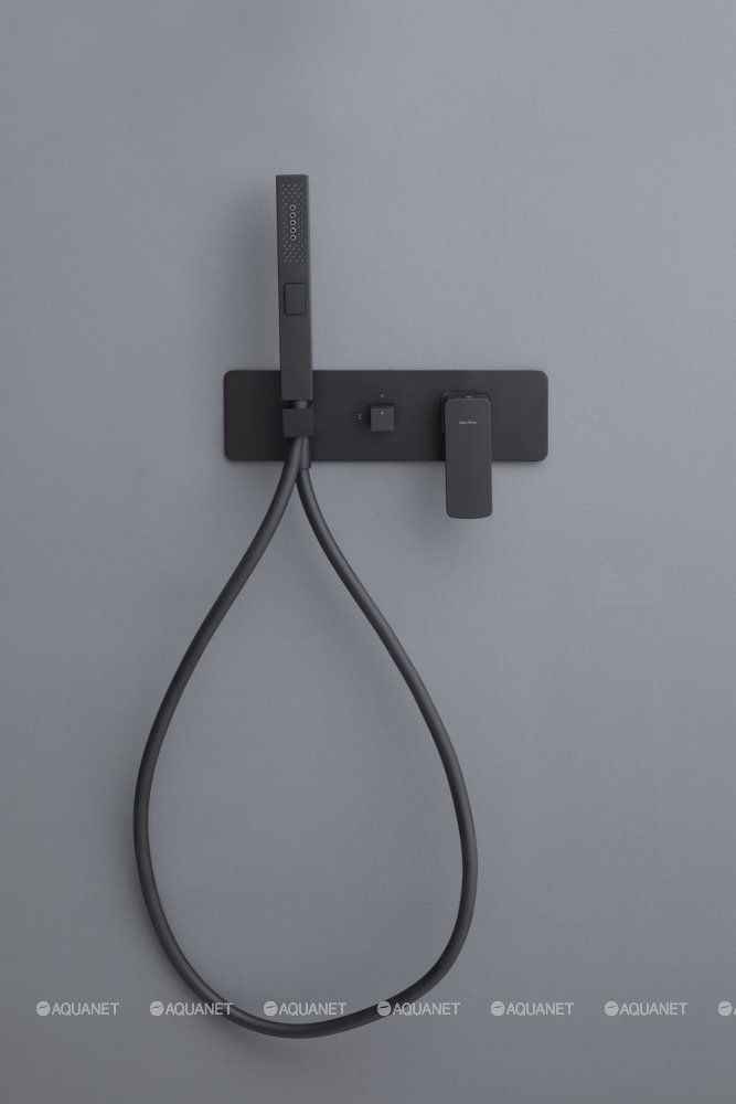 5.21011-31 INFINITY Cмеситель встр., вывод на руч.душ+доп.вывод, Kerox, Easy box, черн.мат большой выбор под ваш дизайн!