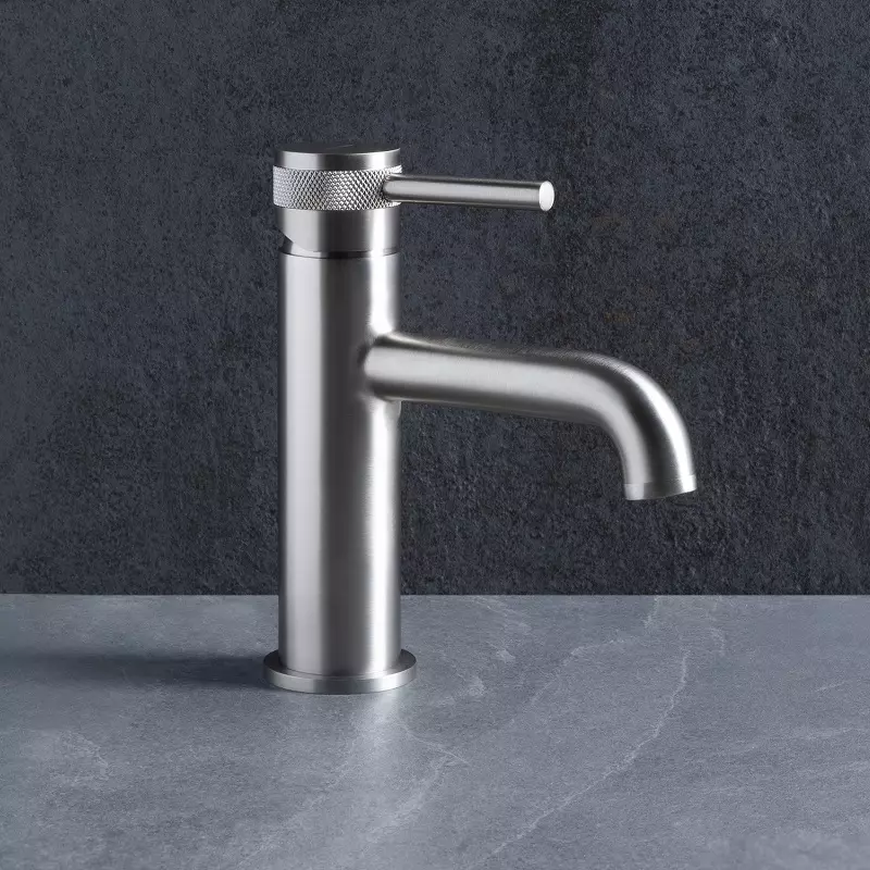 5.31001-BN PRIORITY Cмеситель для умывальника, излив 126мм, Kerox, браш. Никель большой выбор под ваш дизайн!