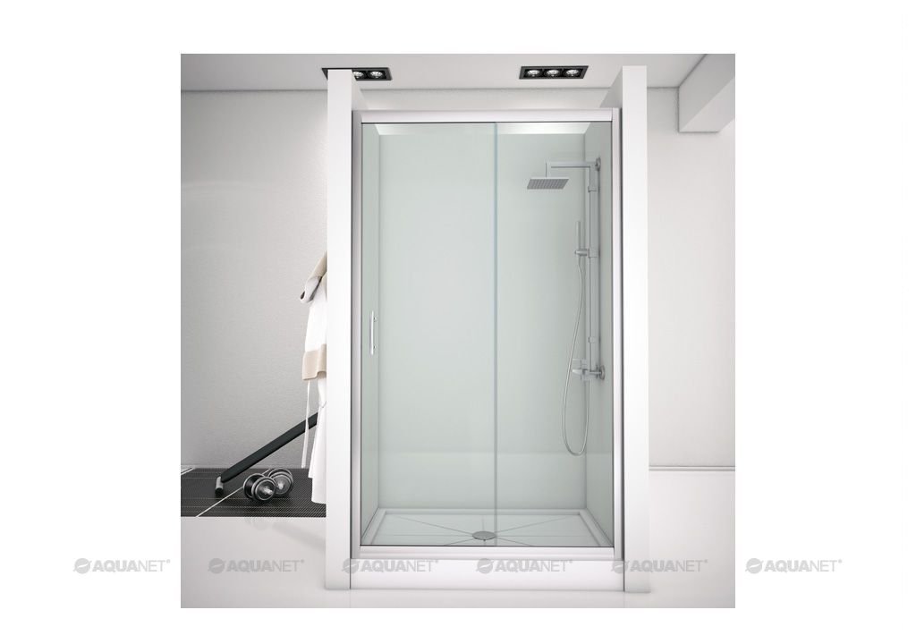 Душевая дверь Aquanet Alfa NAA6121 120, прозрачное стекло 00168420 в интернет-магазине Sumom.kz