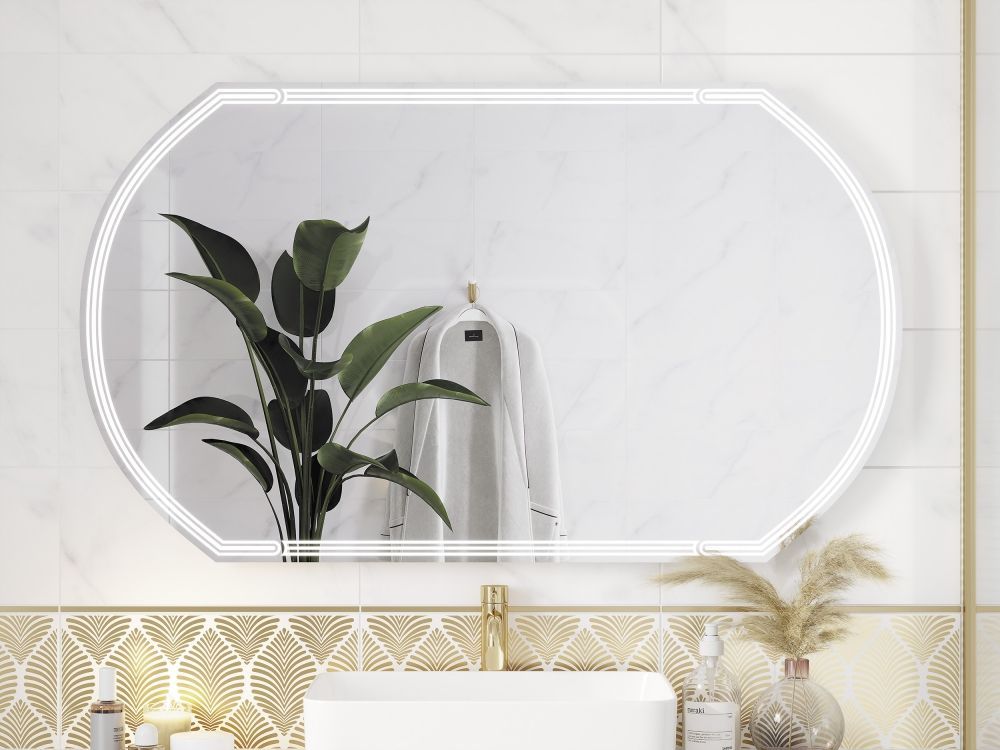 Зеркало Cersanit LED 090 Design 100x60 с подсветкой и антизапотеванием в интернет-магазине Sumom.kz