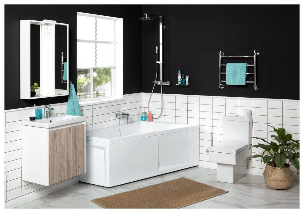 Шкаф-зеркало Aquanet Клио 60 белый 189228 в интернет-магазине Sumom.kz