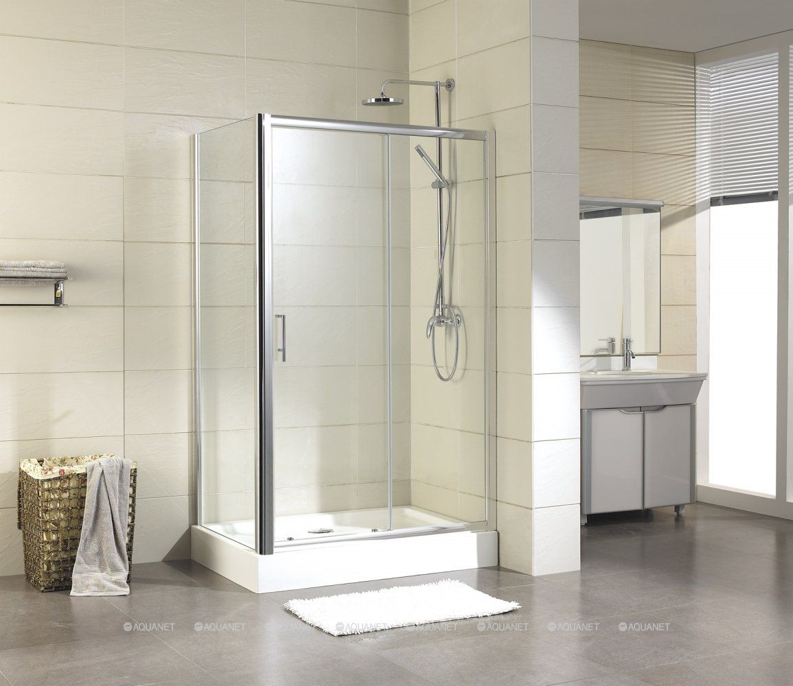 Душевой уголок Aquanet Delta NPE1131 1600х800, прозрачное стекло 00273608 в интернет-магазине Sumom.kz