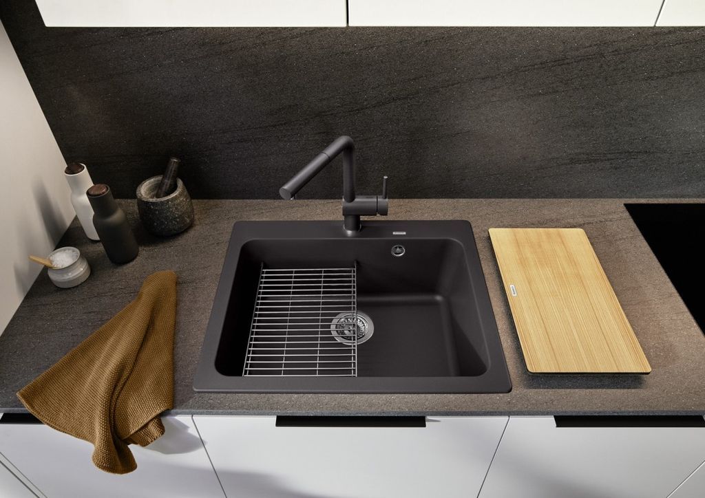 Кухонная мойка гранит Blanco Naya 6 - черный (525941) в интернет-магазине Sumom.kz