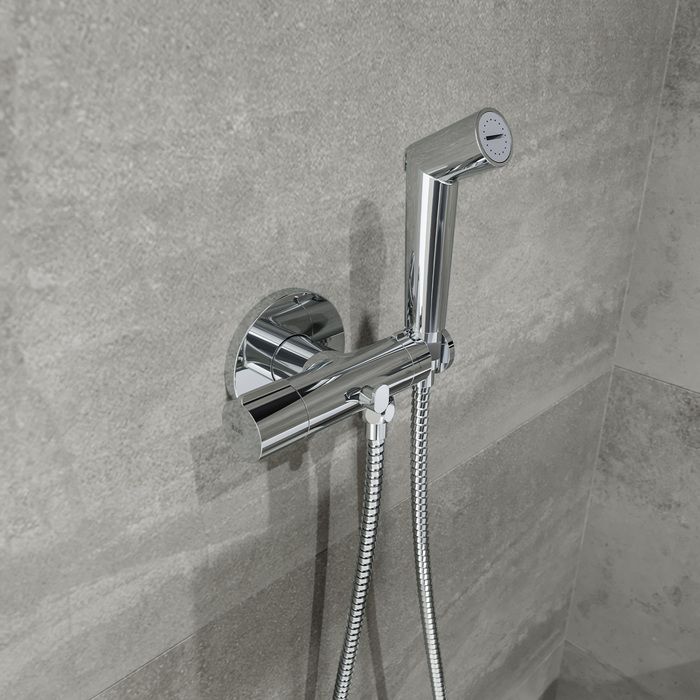 Встраиваемый смеситель с гигиеническим душем, Axes, IDDIS, AXESBR0i08 большой выбор под ваш дизайн!