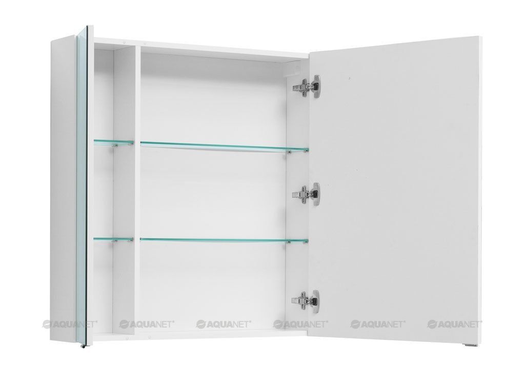 Шкаф-зеркало Aquanet Алвита 80 белый (235342) в интернет-магазине Sumom.kz